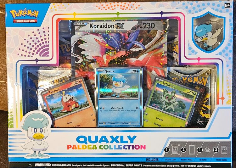 Immagine di Pokémon Quaxly Paldea Collection Trading Card Set 1