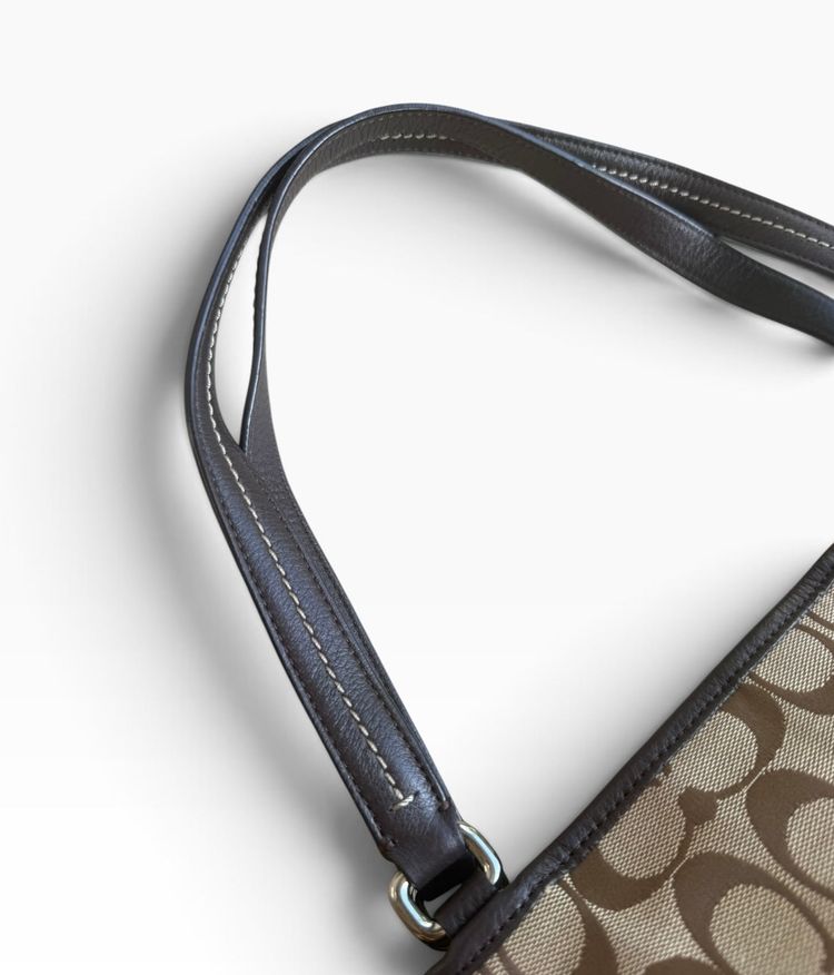 Coach Signature Jacquard Shoulder Tote Bag F23297 image 19