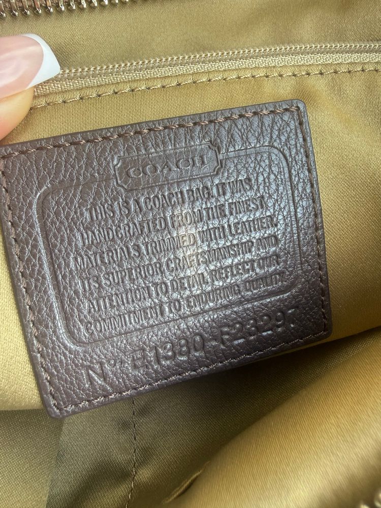Coach Signature Jacquard Shoulder Tote Bag F23297 image 18