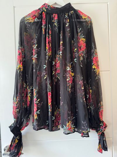 ASOS floral chiffon blouse