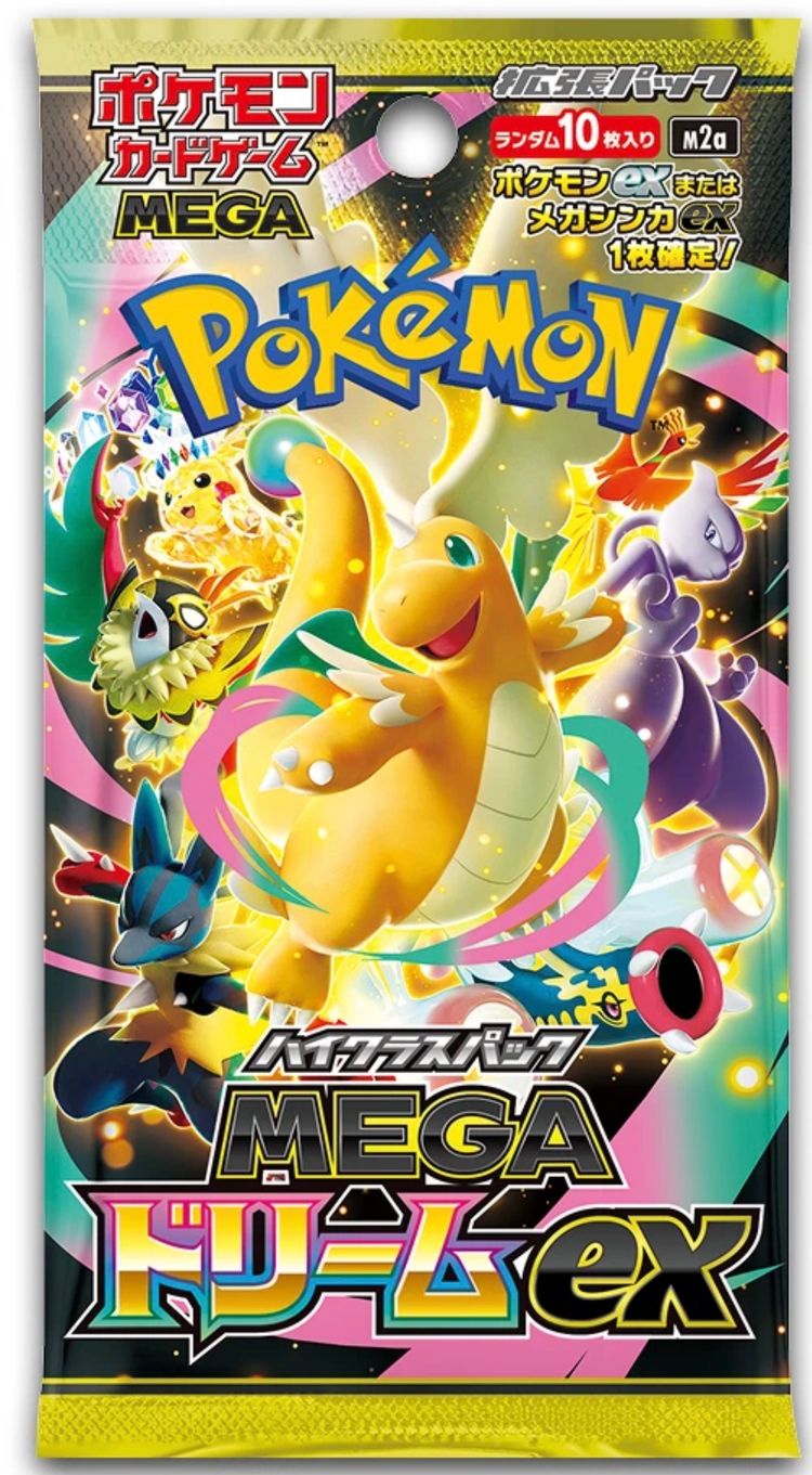 Pokémon Mega Dream Ex Card Game Booster Pack