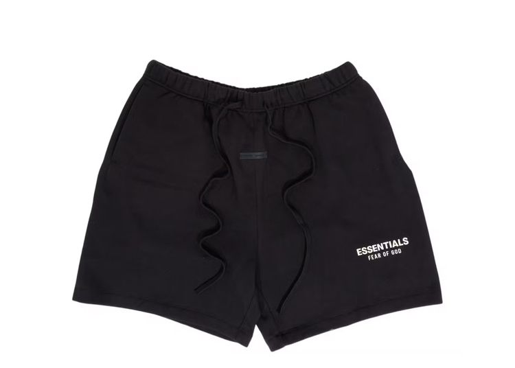 Fear Of God Essentials Black Shorts
