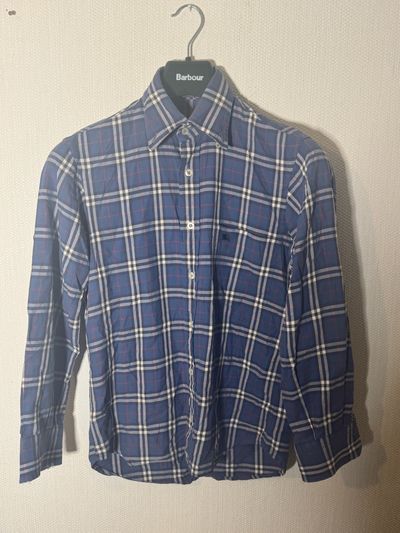 BURBERRY Blue Plaid Shirt