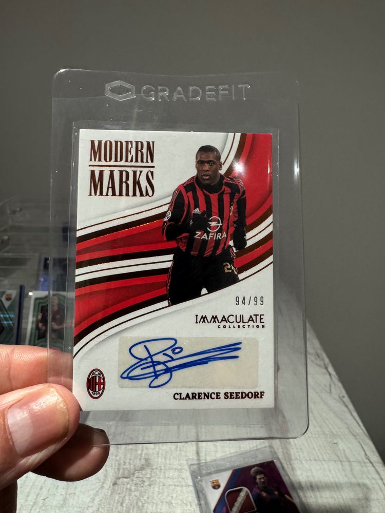 Clarence seedorf auto /99 Immaculate Collection Trading Card image 1