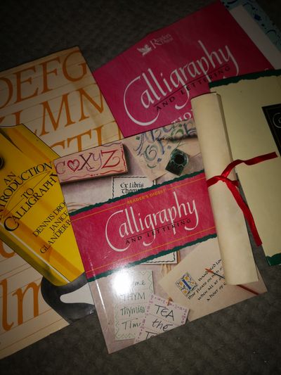 Calligraphy And Lettering Books Set