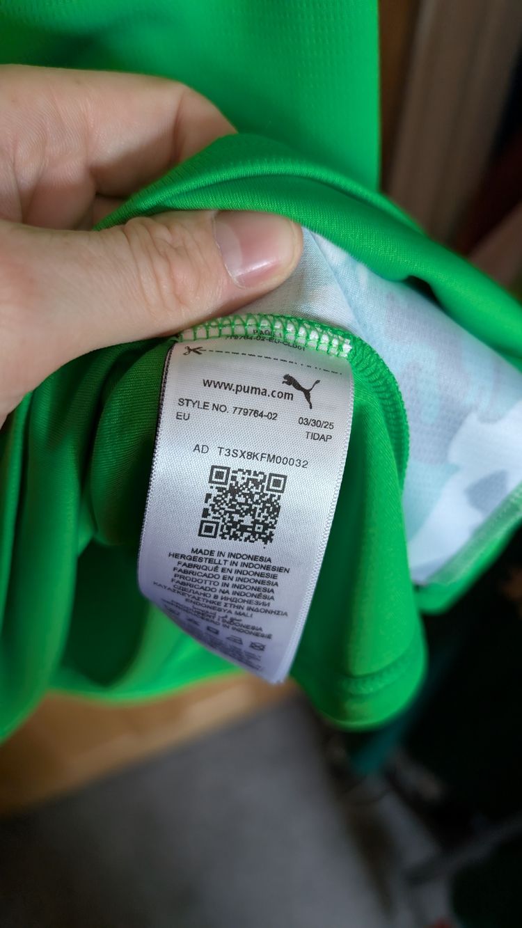Puma Borussia Mönchengladbach 2025-26 away bnwt obraz 5