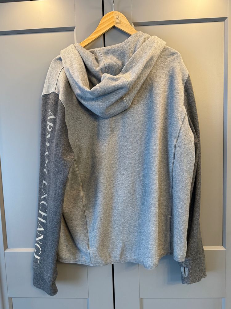 Armani Exchange Hooded Zip-Up Sweatshirt imagen 7