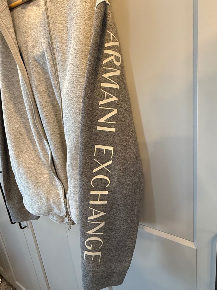 Armani Exchange Hooded Zip-Up Sweatshirt imagen 6