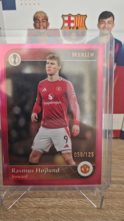 Manchester United Rasmus Højlund Trading Card