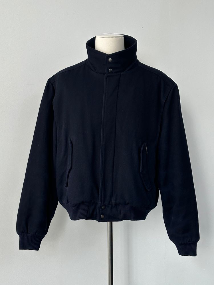 Immagine di Vintage 1990s Pure Wool High Neck Jacket - XL 9