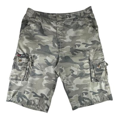 Diesel Y2K Camouflage Cargo Shorts (M-L)