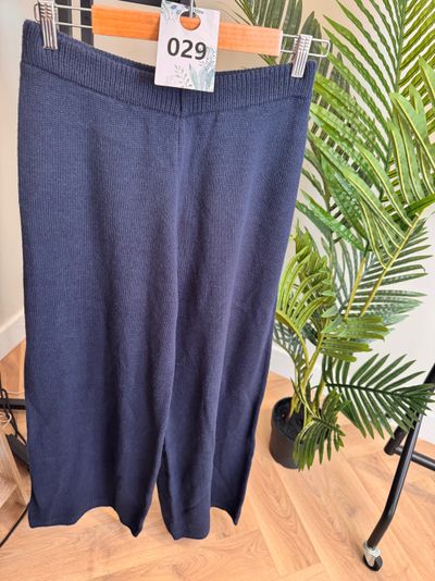 SHEIN navy knit pants
