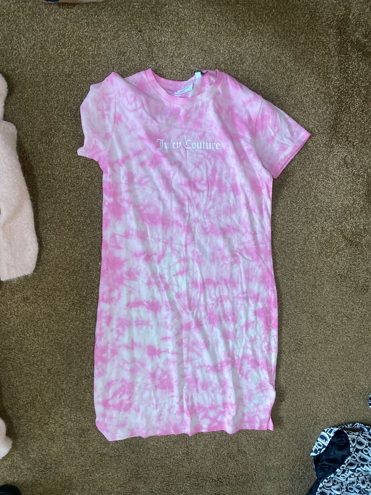 Juicy Couture Juicy Couture Pink Tie-Dye Dress product image