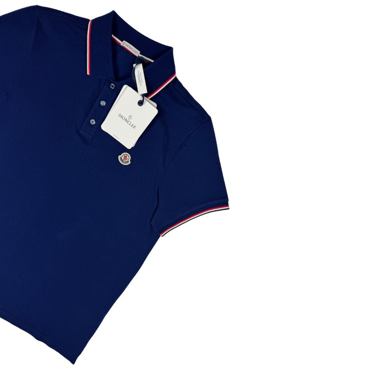 Polo Moncler Azul marino manga corta - talla L image 4