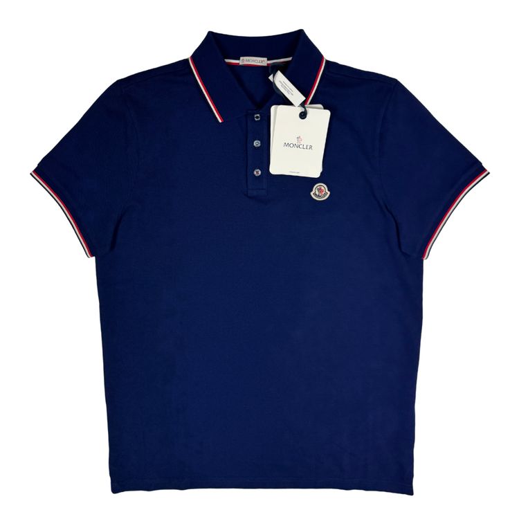 Polo Moncler Azul marino manga corta - talla L