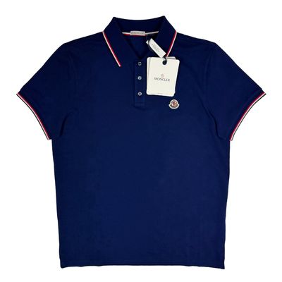 Polo Moncler Azul marino manga corta - talla L