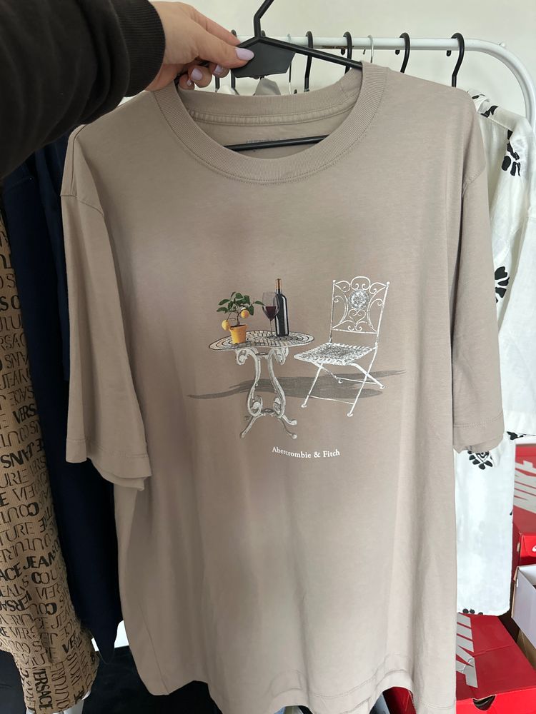 Beige Graphic T-Shirt