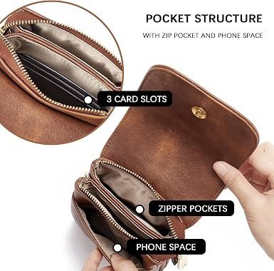 Bostanten Brown Leather Crossbody Bag obraz 3