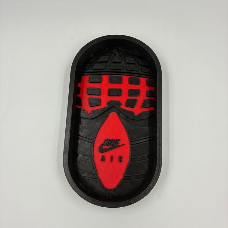 3D PRINTED AIR MAX 95 INSPIRED ROLLING TRAY - SOLAR RED 3