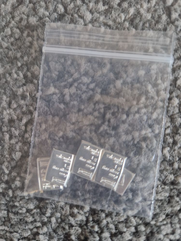 1g 999 silver valcambi bar