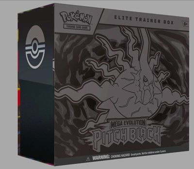 Pokémon Elite Trainer Box Mega Evolution Pitch Black