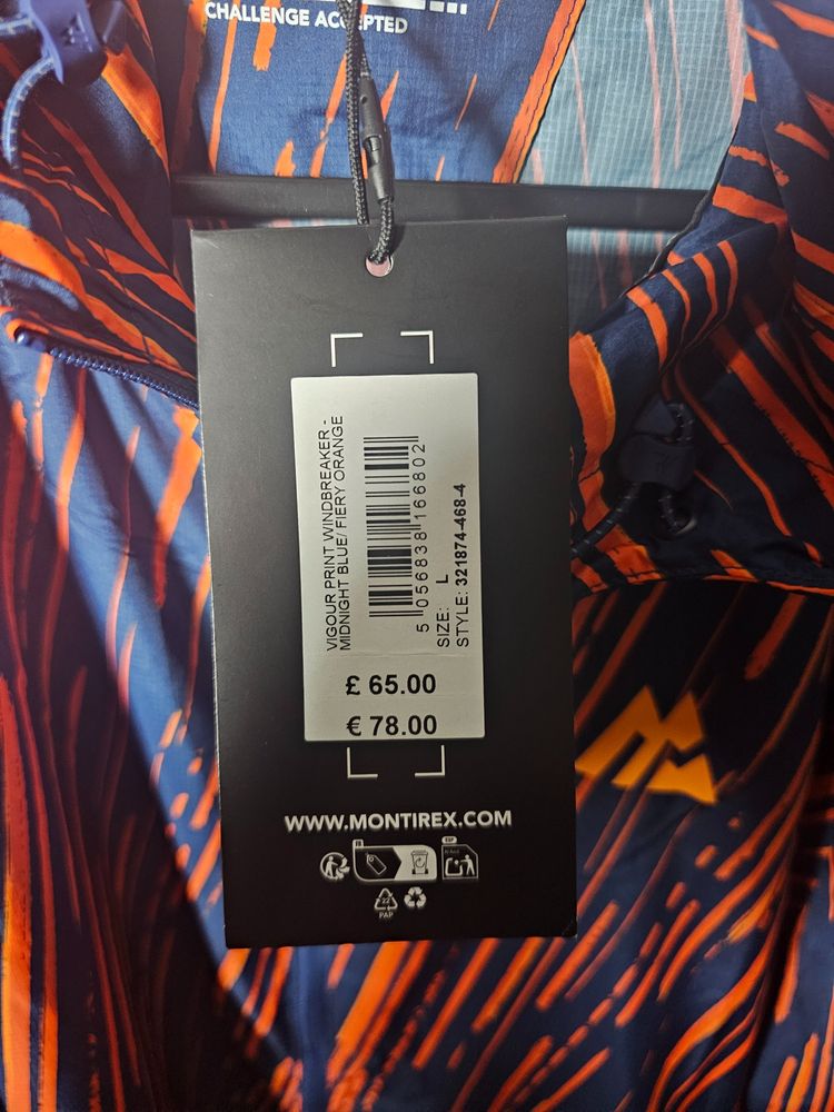 Montirex Vigor Print Windbreaker