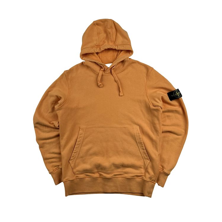 matsiland  Stone Island 2020 Orange Cotton Pullover Hoodie - Medium product image