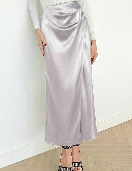 Satin Maxi Skirt
