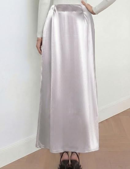 Immagine di Satin Maxi Skirt 3