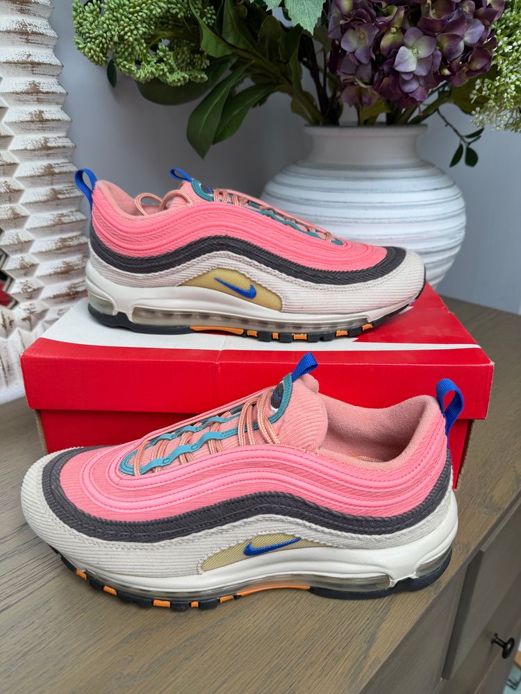 Nike Air Max 97 Corduroy Pink UK 8.5 