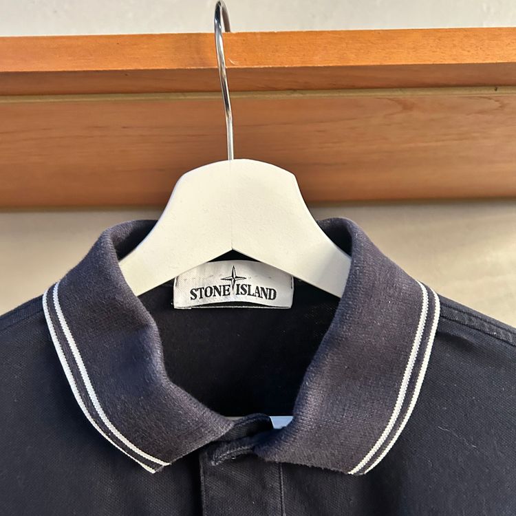 Stone Island Polo Shirt | Navy | Medium P2P 19.5 image 7
