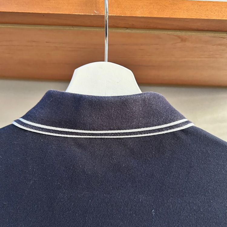 Stone Island Polo Shirt | Navy | Medium P2P 19.5 image 9