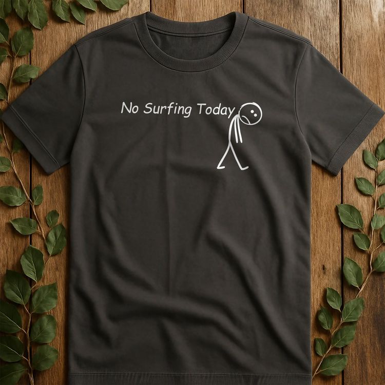 No Surfing Today T-Shirt 2