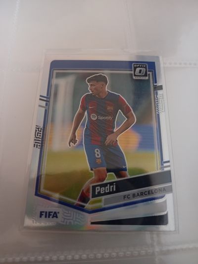 Ref A1-P23. Pedri. Barcelona. Donruss FIFA optic silver prizm