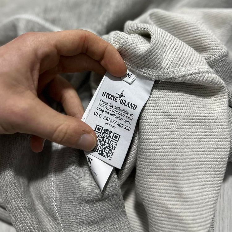 Stone Island Grey Pullover Crewneck image 3