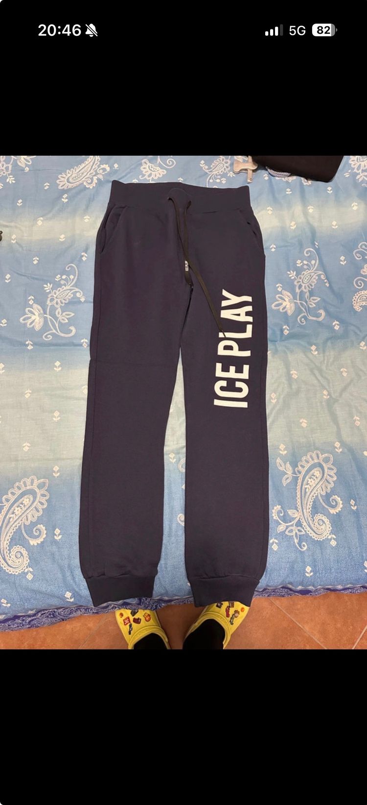 Ice Play Navy Sweatpants