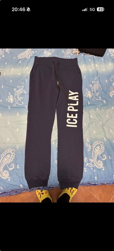 Ice Play Navy Sweatpants