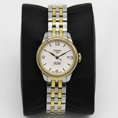 Ladies Tissot LeLocle White Dial Pre-owned T41.2.183.34
