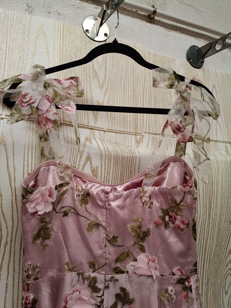 Pink Floral Dress image 2