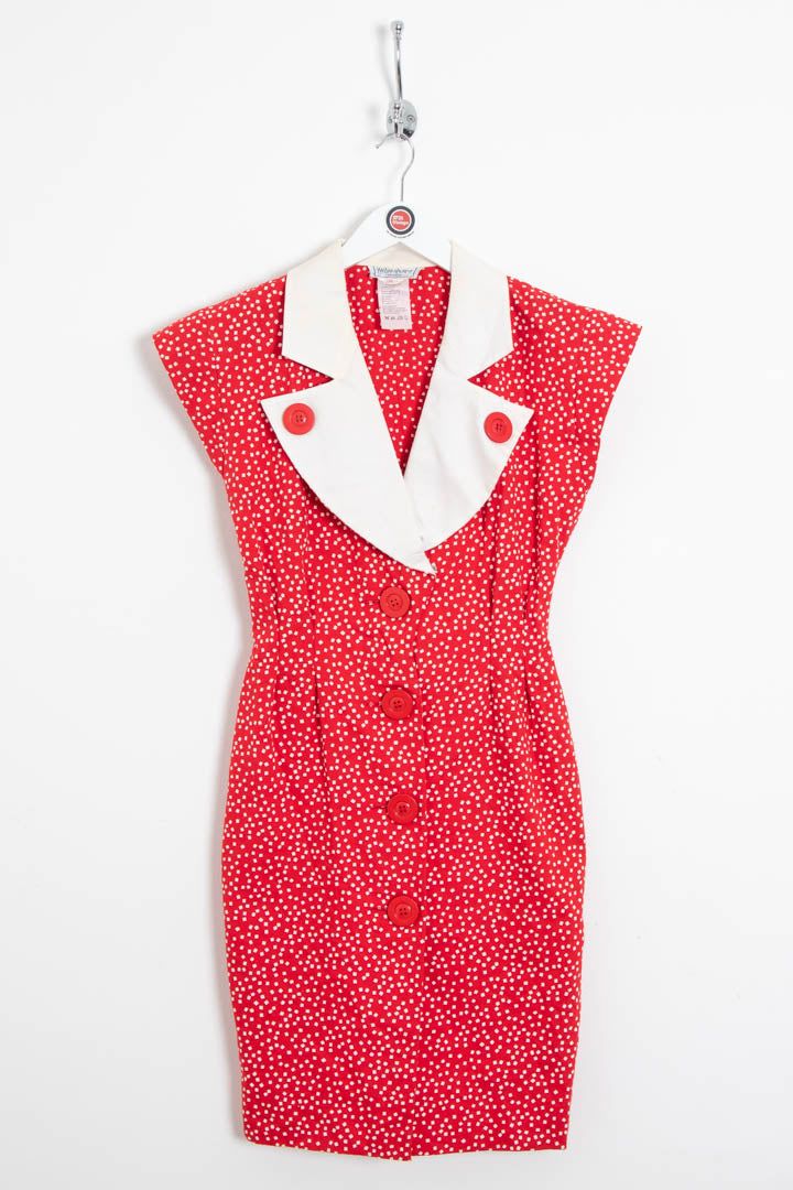Women's YSL Rive Gauche Button Down Wiggle Dress (S) imagen 1
