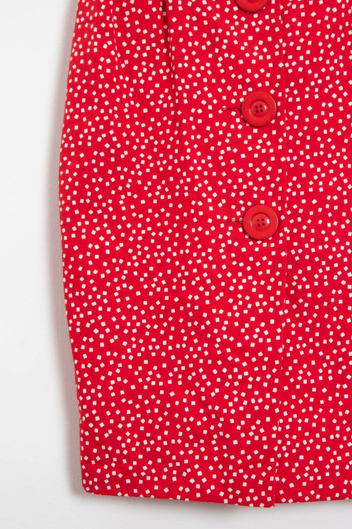 Women's YSL Rive Gauche Button Down Wiggle Dress (S) imagen 7