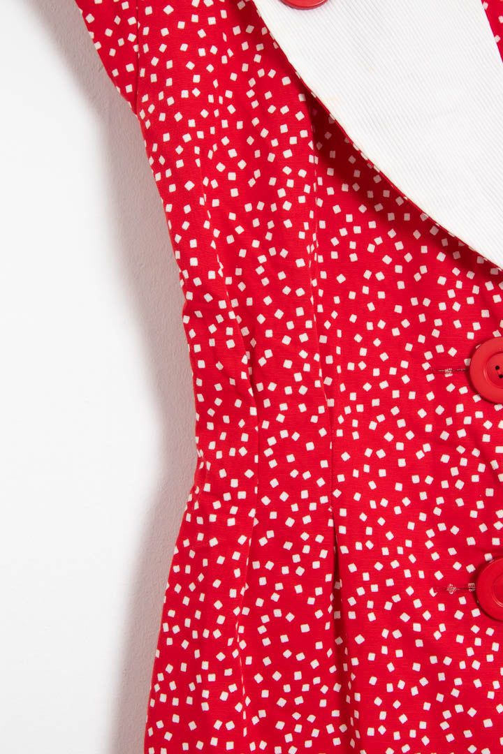 Women's YSL Rive Gauche Button Down Wiggle Dress (S) imagen 5