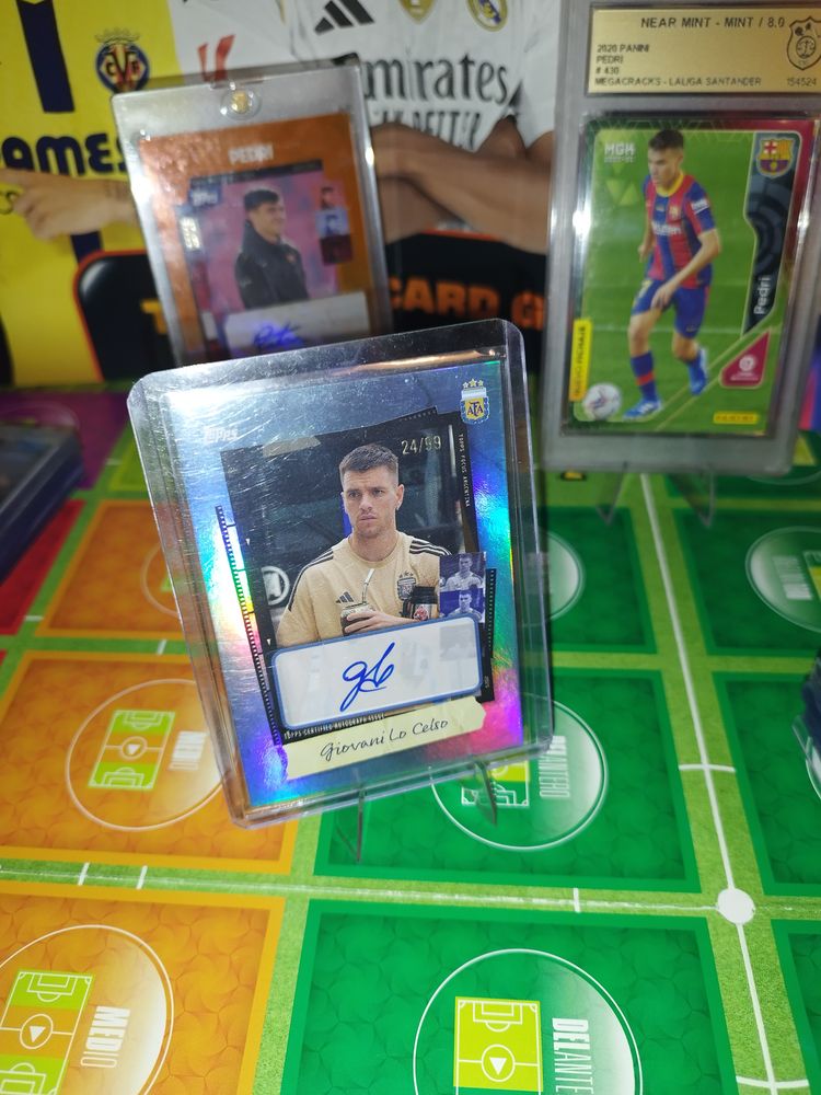 Other Giovani Lo Celso /99 Snapshot Blue Auto 2025 Topps Focus Argentina Team Set  product image