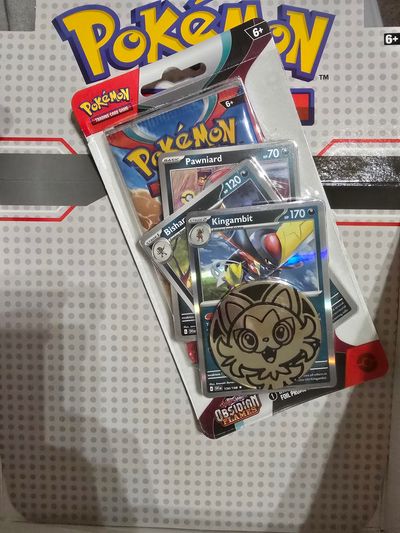 Pokémon Trading blister Pack With Cards And Coin x1