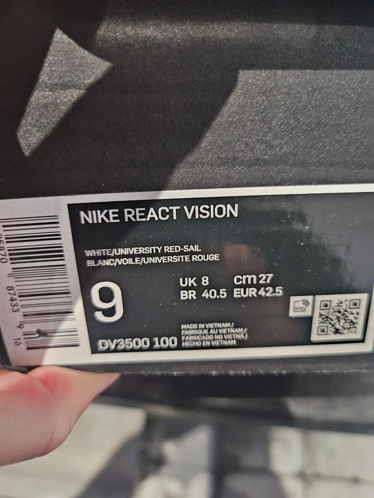 Nike React Vision Shoes uk 8 2