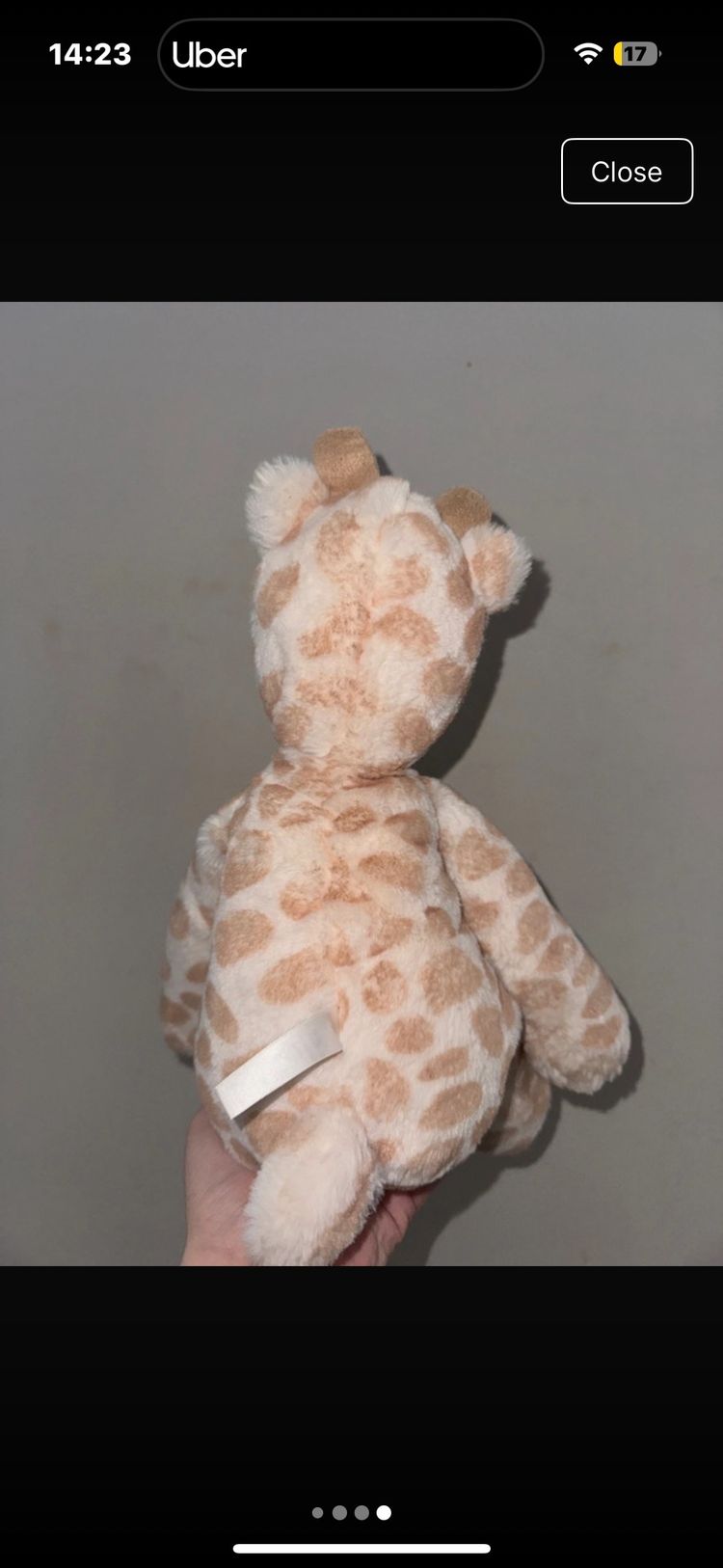 Mamas and papas Plush Giraffe Toy 3