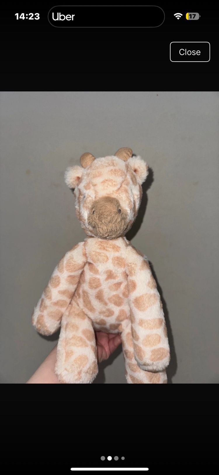 Mamas and papas Plush Giraffe Toy 2