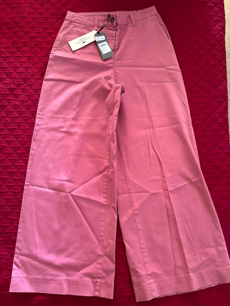 Rebel Queen By Ju-Jo Pink Wide-Leg Pants