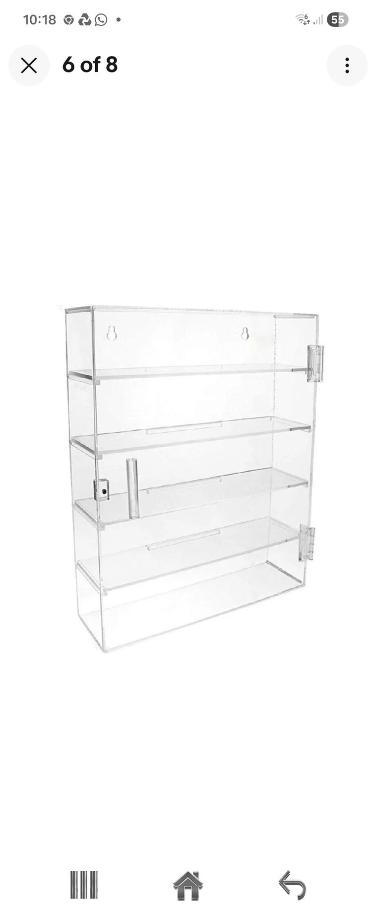 Clear Acrylic Display Case 2