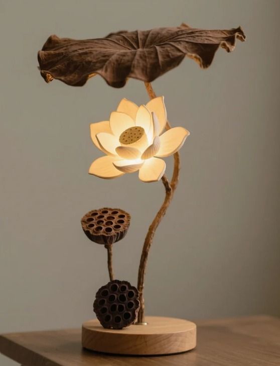 Lotus Flower Table Lamp 2